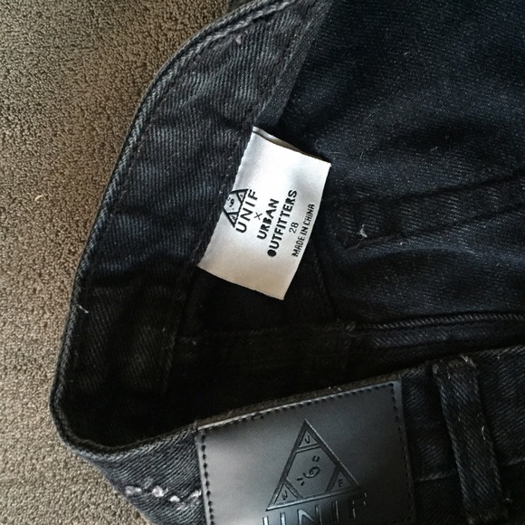 UNIF x Urban Outfitters Twerk Jeans Size 28 - Picture 4 of 4